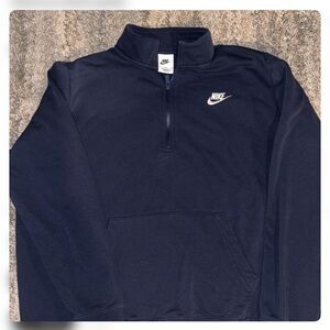Nike Navy Half-Zip Pullover